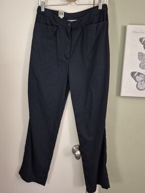 Tilley Endurables Dark Navy Sateen Chino Pants, Fit 6-8